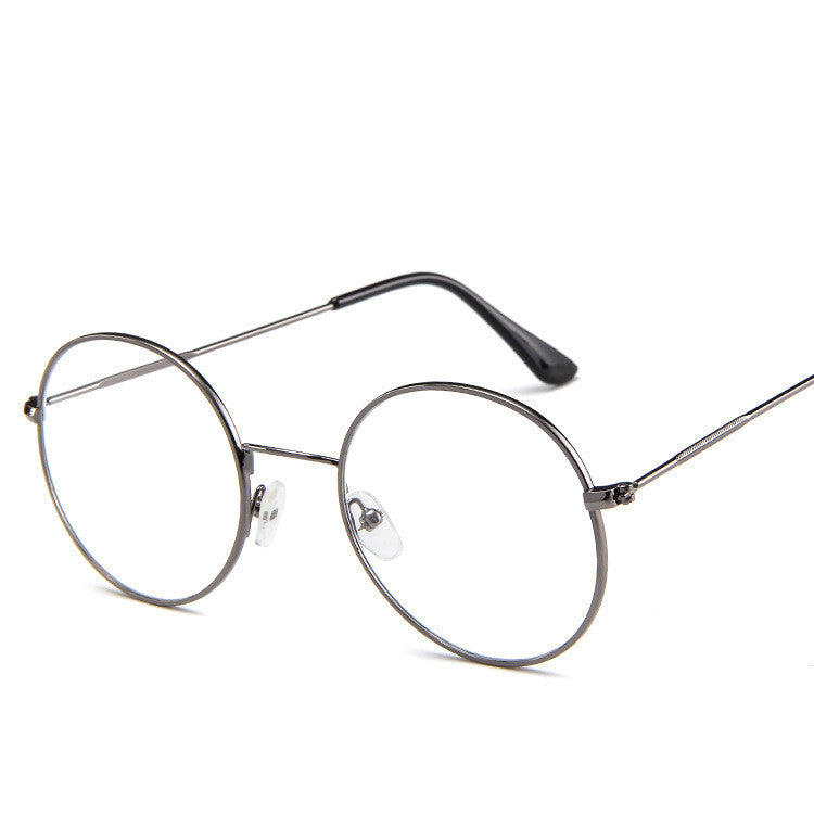 Flat Spectacles with Metal Spectacle Frame