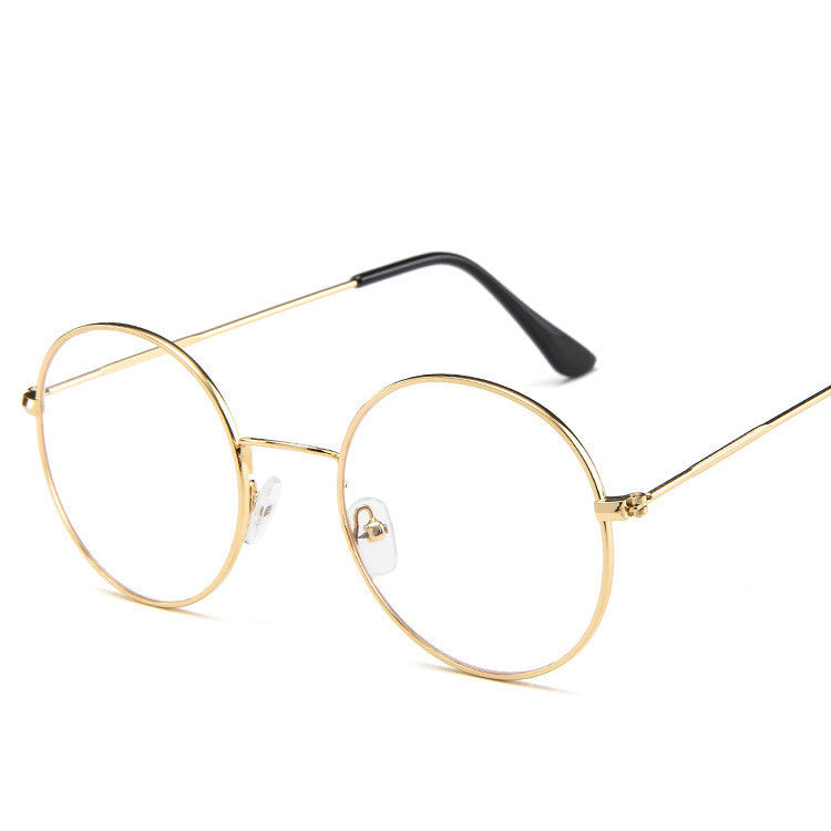 Flat Spectacles with Metal Spectacle Frame