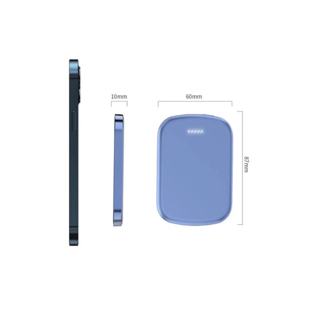 Chargomate™ 15W Magnetic Wireless Charger & Power Bank – For iPhone & Android