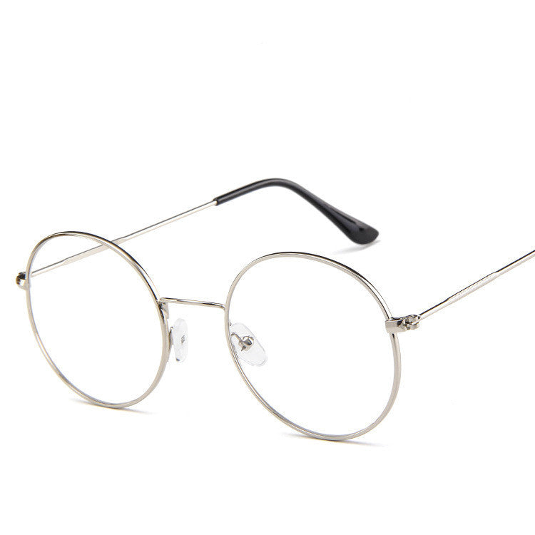 Flat Spectacles with Metal Spectacle Frame