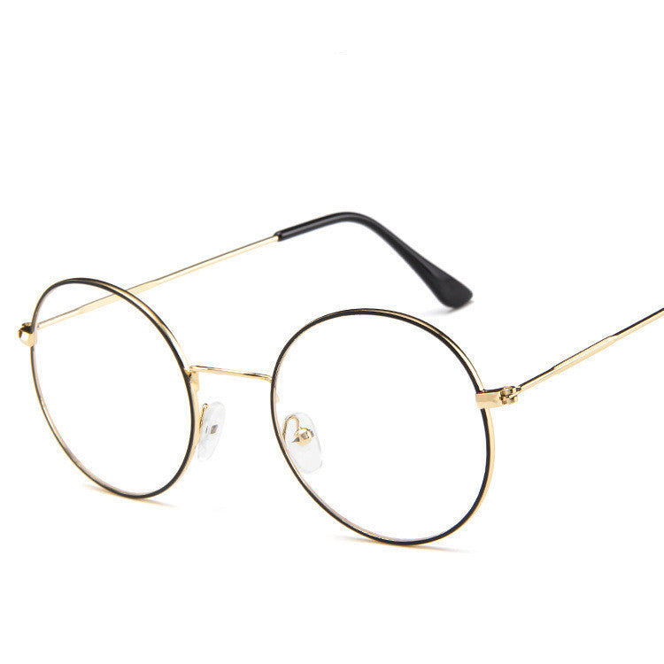 Flat Spectacles with Metal Spectacle Frame