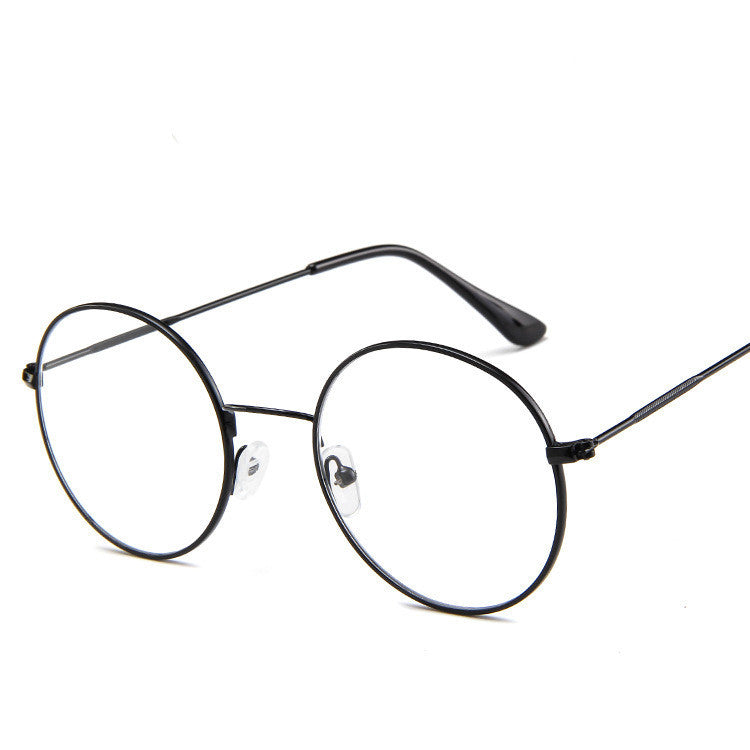 Flat Spectacles with Metal Spectacle Frame